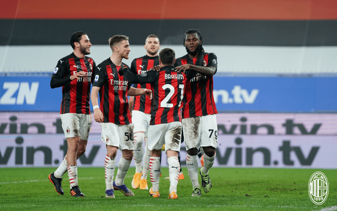  AC米兰锋线双星建功客场全取三分